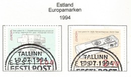 Estland / Eesti 1994  Mi.Nr. 233 / 234 , EUROPA CEPT  Entdeckungen Und Erfindungen - Gestempelt / Fine Used / (o) - 1994