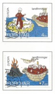 Färöer  1994  Mi.Nr. 260 / 261 I , EUROPA CEPT  Entdeckungen Und Erfindungen - Gestempelt / Fine Used / (o) - 1994