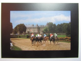 POMPADOUR, Les Courses Sur L'hippodrome Avec, En Fond, Le Château. - Arnac Pompadour