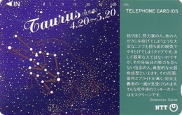 Télécarte Japon / NTT 291-088 -  ZODIAQUE Série G. Sarah / TAUREAU - ZODIAC HOROSCOPE TAURUS Japan Phonecard - 1054 - Zodiaco
