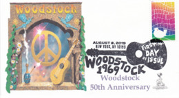 Woodstock 50th Anniversary FDC, New York, NY Pictorial Cancellation, From Toad Hall Covers! (#3 Of 4) - 2011-...