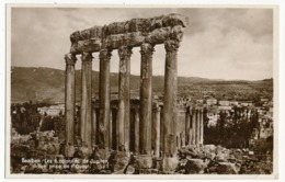 CPSM - BAALBEK (Liban) - Les 6 Colonnes De Jupiter - Vue Prise De L'Ouest - Lebanon