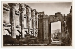 CPSM - BAALBEK (Liban) - Ruines De Baalbek - Le Temple De Bacchus - Intérieur - Liban