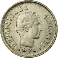 Monnaie, Colombie, 20 Centavos, 1971, TTB, Nickel Clad Steel, KM:245 - Bolivie