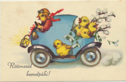 Delcampe - 74-473 Estonia HM Easter Car Auto Voiture - Estland