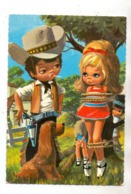 KINDER - Cowboy Und -girl - Dessins D'enfants