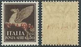 1941 MONTENEGRO POSTA AEREA 50 CENT DECALCO MH * - UR45-6 - Montenegro