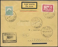 1927 Légi Levél Franciaországba - Other & Unclassified