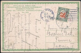 1918 Képeslap Tábori Postával, Portózva, A Portót érvénytelenítették (ez RITKA!) - Other & Unclassified