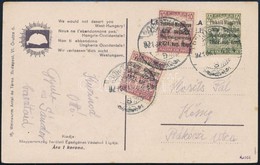 Nyugat Magyarország 1921 Képeslap Borostyánkőről Kőszegre. Signed: Bodor - Autres & Non Classés