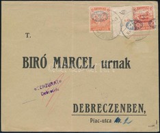 Debrecen 1919 Cenzúrás Helyi Levél. Signed: Bodor - Otros & Sin Clasificación