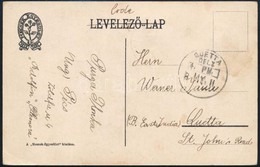 1911 Képeslap Pécsről  Quettaba (India, Jelenleg Pakisztán), érkezési Bélyegzéssel. Ritka Destináció!! - Other & Unclassified