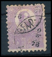 O 1871 Kőnyomat 25kr Ibolya (45.000) (elvékonyodás / Thin Paper) - Andere & Zonder Classificatie