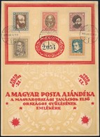 1919 Jún. 12. Emléklap Elsőnapi Bélyegzéssel, Nagyon Ritka RR! - Autres & Non Classés