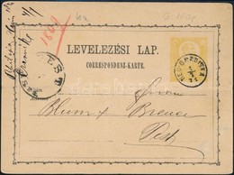 1871 Díjjegyes Levelezőlap 'NEU-GRADISKA' (Gudlin 150 Pont) - Altri & Non Classificati