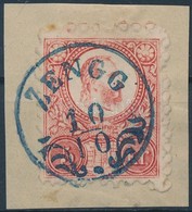 1871 Réznyomat 5kr 'ZENGG' Kék Bélyegzővel (Gudlin 800 Pont) - Other & Unclassified