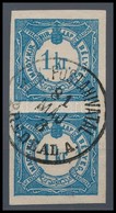 O 1868 Hírlapilleték 1kr Függőleges Pár Luxus Minőségben, Nagyon Ritka 'M.K. POSTAHIVATAL / PREDEAL A.' 1881 Máj. 3. Val - Autres & Non Classés