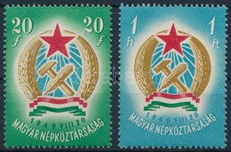 ** 1949 Alkotmány 20f, 1Ft Makkos Vízjellel (18.000) - Other & Unclassified