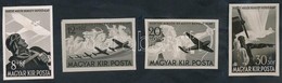 1942 Repülő Alap Sor 4 értékének Nyomdai Fotója - Other & Unclassified