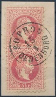 1867 Lépcsősen Felragasztott 2 X 5kr 'SOPRON OEDENBURG' - Otros & Sin Clasificación