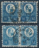 1871 Réznyomat 10kr 2 Különböző  Színárnyalatú Pár - Other & Unclassified