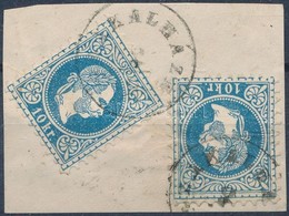 1867 2 X 10kr 'SZAKÁLHÁZA' (Gudlin 250 Pont) - Andere & Zonder Classificatie