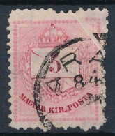 O 1881 5kr Szép Kinyílt Papírránccal - Other & Unclassified