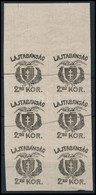 (*) Nyugat-Magyarország VII. 1921 2,50K Próbanyomat ívszéli 6-os Tömbben - Sonstige & Ohne Zuordnung