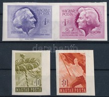 * 1954-1956 Május 1. (V.)  és Bélyegnap (29.) Vágott  (13.000) - Autres & Non Classés