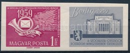 ** 1959 A Szocialista Országok Postaügyi Minisztereinek értekezlete Vágott Szelvényes Bélyeg (4.000) - Sonstige & Ohne Zuordnung