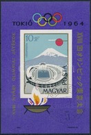 O 1964 Olimpia (II.) - Tokió Vágott Blokk (5.000) - Altri & Non Classificati
