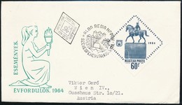 1964 Évfordulók (II.) Alba Regina Napok Vágott Bélyeg FDC-n - Otros & Sin Clasificación