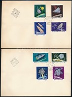 1964 Az űrkutatás Eredményei (I.) Vágott Sor 2db FDC-n (3.500) - Autres & Non Classés