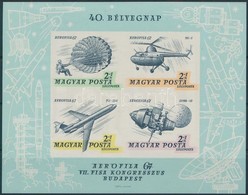 ** 1967 Bélyegnap (40.) - Aerofila (II.) Vágott Blokk (5.000) - Otros & Sin Clasificación