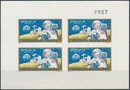 ** 1970 Apollo-12 Vágott Kisív - Other & Unclassified