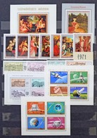 ** 1968-1978 Szépen Rendezett Postatiszta Gyűjtemény 16 Lapos A4-es Berakóban, Barna Borítóval - Autres & Non Classés