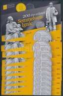 ** 2018 10 Db 200 éve Született Semmelweis Ignác Emlékív (15.000) - Sonstige & Ohne Zuordnung