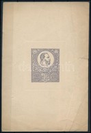 1921 Kőnyomat 25kr Katalógusban Nem Szereplő Egyképes Emlékív (ívszéli Törések, Szakadás) - Otros & Sin Clasificación