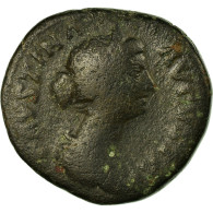 Monnaie, Faustina II, As, 147-152, Roma, TB, Bronze, RIC:1641 - Les Antonins (96 à 192)