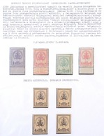 ** 1938-1939 Soproni Tábori Küldöncjárati Magánposta Bélyegek: Rendkívül Tartalmas Gyüjtemény 30 Kiállítási Lapon, Benne - Autres & Non Classés
