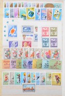 ** 1965-1967 Szépen Rendezett Postatiszta Gyűjtemény 8 Lapos A4-es Berakóban, Barna Borítóval - Sonstige & Ohne Zuordnung