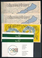 ** 1963-1995 5 Db Bélyegfüzet: Balaton (2 Db), Dunakanyar, Olympiafila (2 Db) (10.000) - Otros & Sin Clasificación