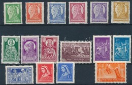 ** 1928-1938 5 Sor, Benne Szent István, Szent Imre, Szent Erzsébet, Szent István Pár Stecklapon (9.300) - Otros & Sin Clasificación