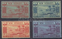 ** New Hebrides 1938 Forgalmi Sor Záró értékei Mi 105-108 (**Mi EUR 558.-)(nagyon Halvány Rozsda / Light Stain) - Altri & Non Classificati