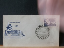 A10/599 4  FDC  BRAZIL - 1958 – Bruselas (Bélgica)