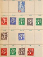 O Svájc Kis Gyűjtemény Keményborítós Cserefüzetben (Mi EUR 77.-) - Autres & Non Classés