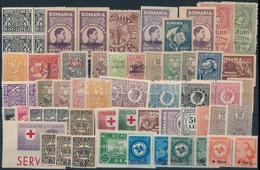 ** (*) * Románia 1918-1952 Segélybélyegek 56 Db - Other & Unclassified