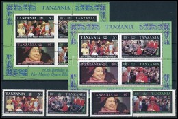 ** Tanzánia Erzsébet Királynő Sor és Blokk + Elcsúszott Fogazású Blokk - Sonstige & Ohne Zuordnung