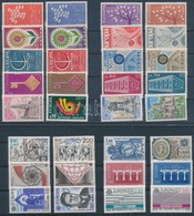 ** Franciaország 1961-1988 Europa CEPT összeállítás, 16 évfolyam 32 Db Klf Bélyege, 2 Stecklapon  (Mi EUR 32,20.-) - Otros & Sin Clasificación