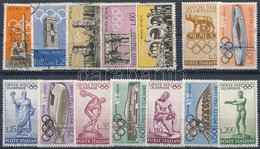 ** O Olaszország 1959-1960 2 Db Olimpia Sor - Andere & Zonder Classificatie